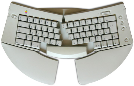 Apple Adjustable Keyboard - tastiera aperta