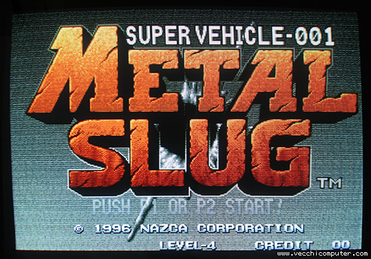 Metal Slug - title screen