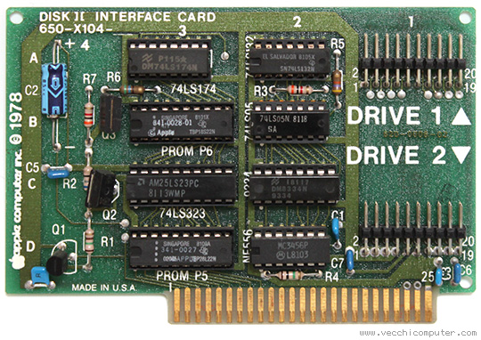 Apple Disk II interface card
