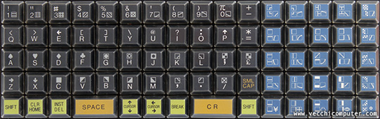 Sharp MZ-80K - tastiera
