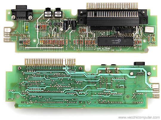 Sinclair ZX Interface 1 - Scheda
