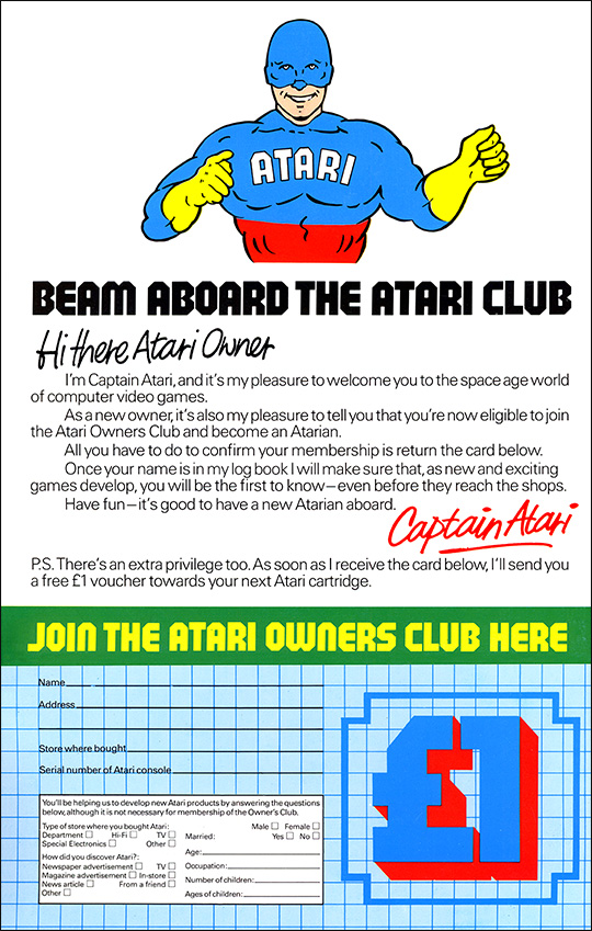 Atari 2600 - Beam aboard the Atari Club