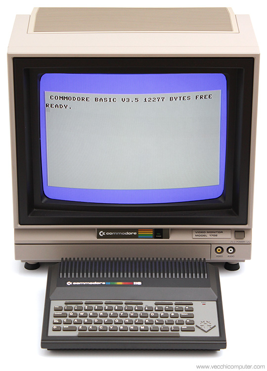 Commodore 116 e monitor 1702