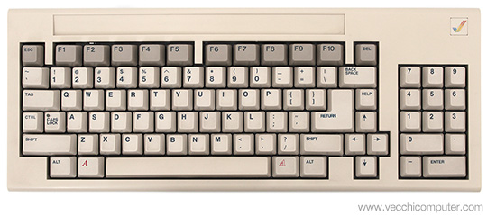 Commodore Amiga 1000 - Tastiera