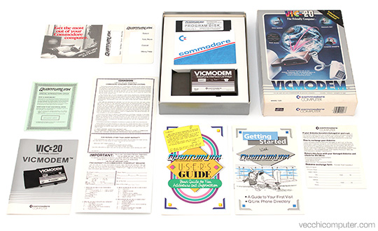 Commodore VICModem - contentuti della confezione