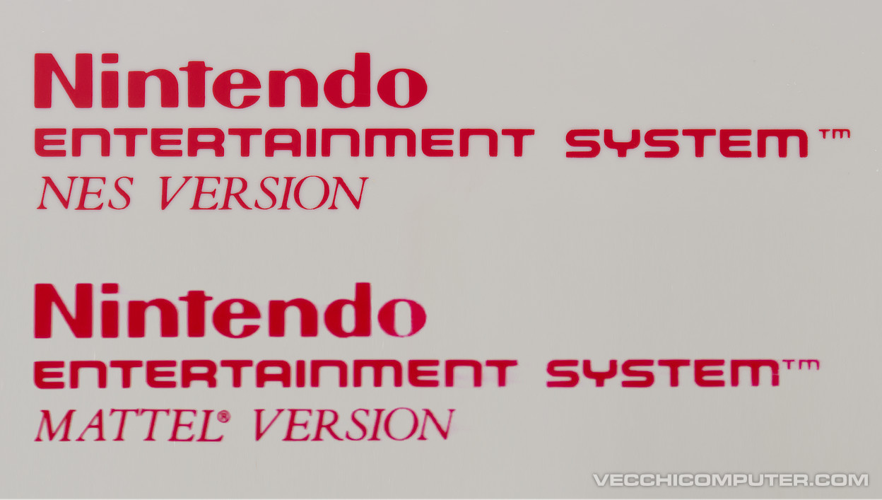 Nintendo Entertainment System / NES - Versioni