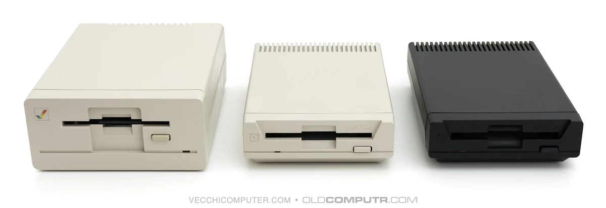 Floppy drive esterni Commodore Amiga 1010, 1011 e CD-1411