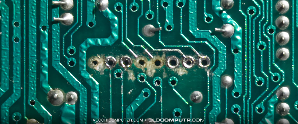 Connettore tastiera ZX Spectrum - situazione iniziale