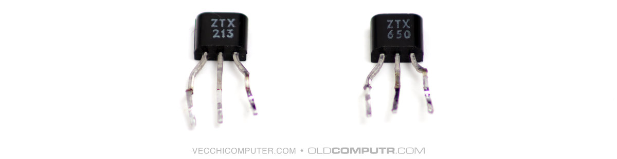 Sinclair ZX Spectrum Issue 3B - Transistor TR4 e TR5