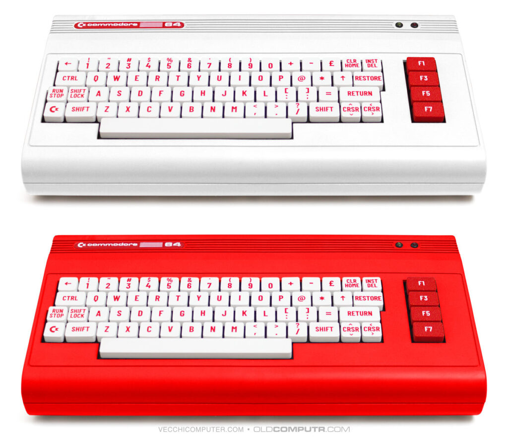 Commodore 64 - tastiera a isola - colori della scocca